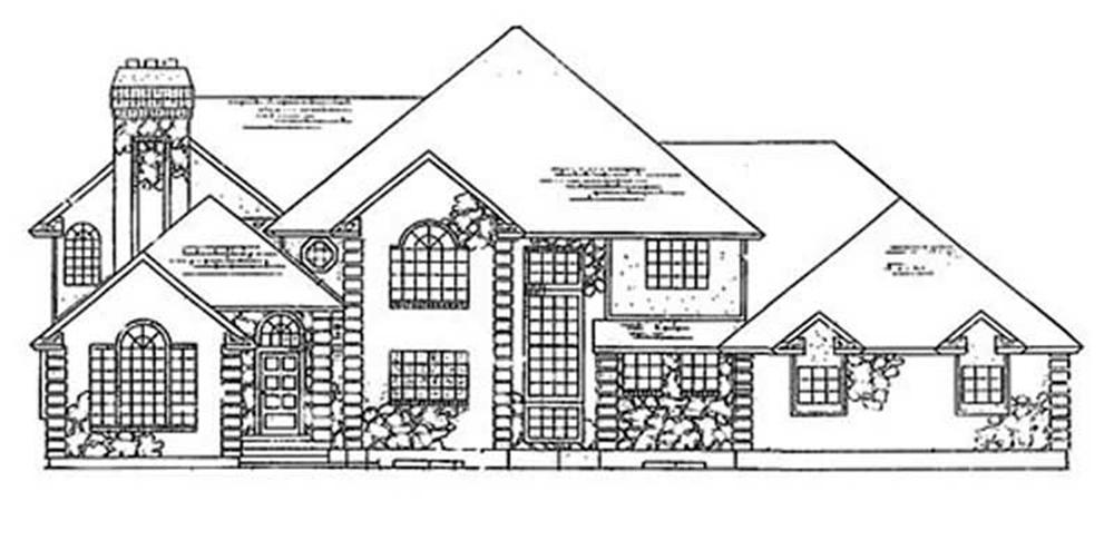 Main image for house plan # 11070