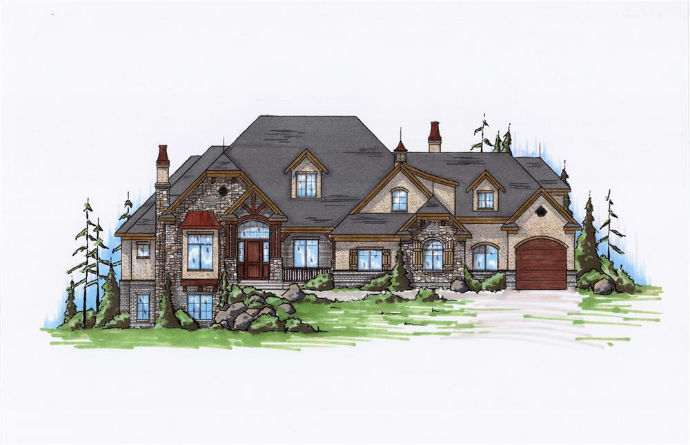Main image for house plan # 11083