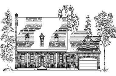 5-Bedroom, 4174 Sq Ft Cape Cod House Plan - 135-1231 - Front Exterior