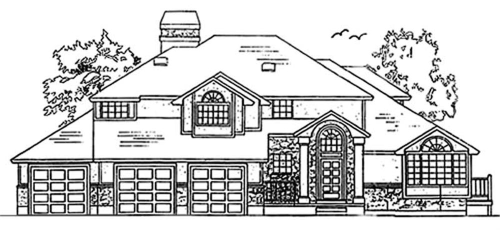 Main image for house plan # 11122
