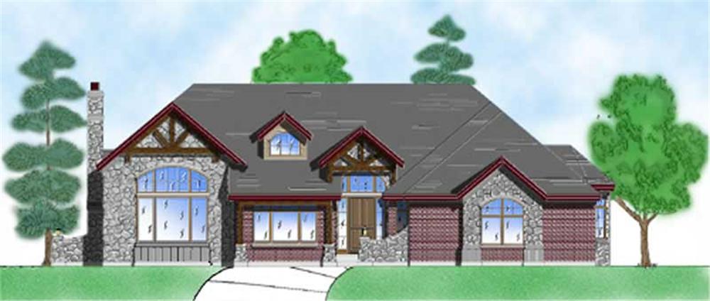 Main image for house plan # 8122