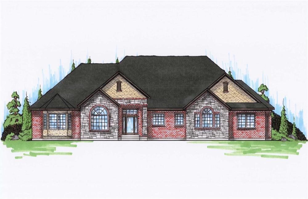 Main image for house plan # 8146