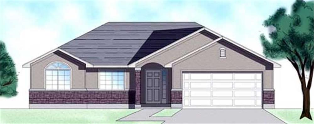 Main image for house plan # 8077