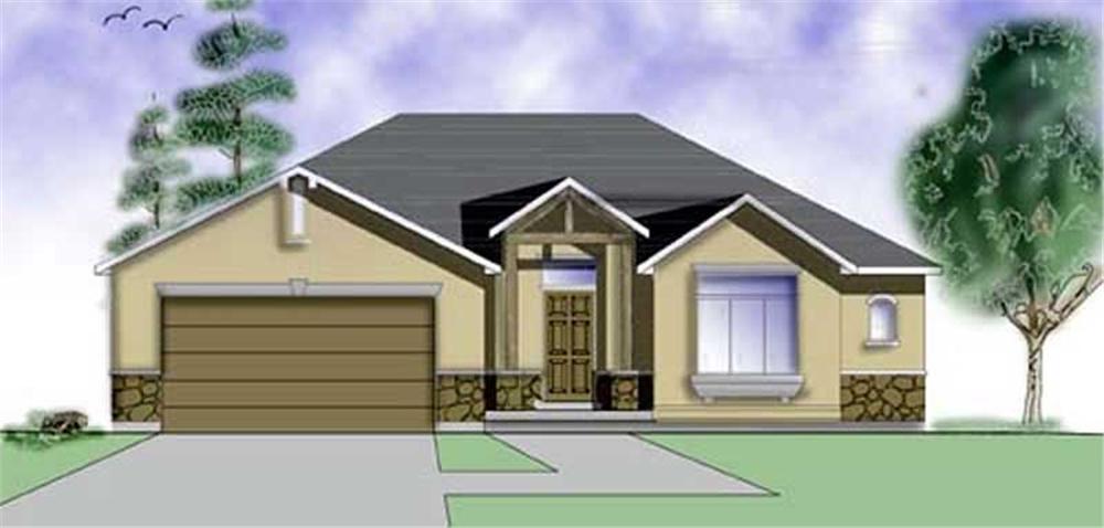 Main image for house plan # 8072
