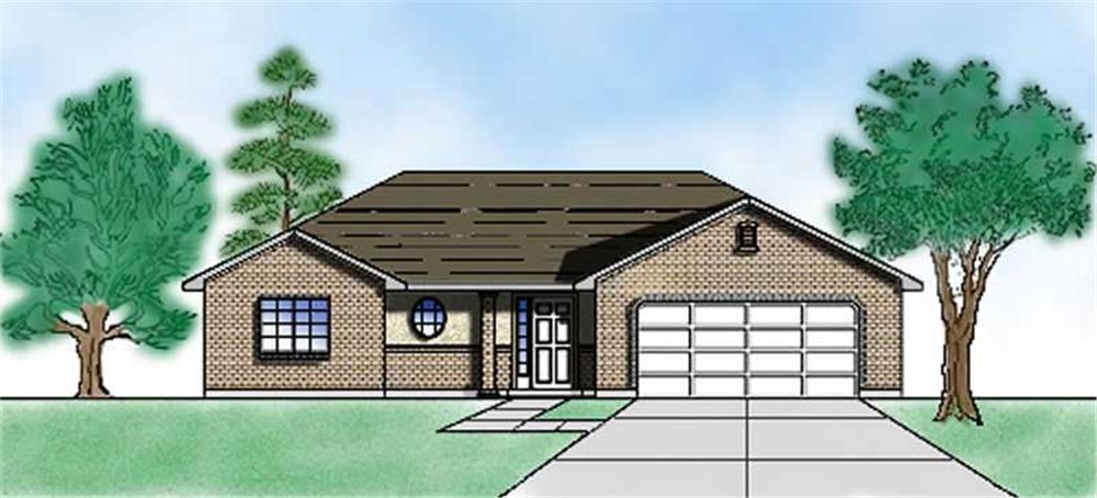 Main image for house plan # 8068