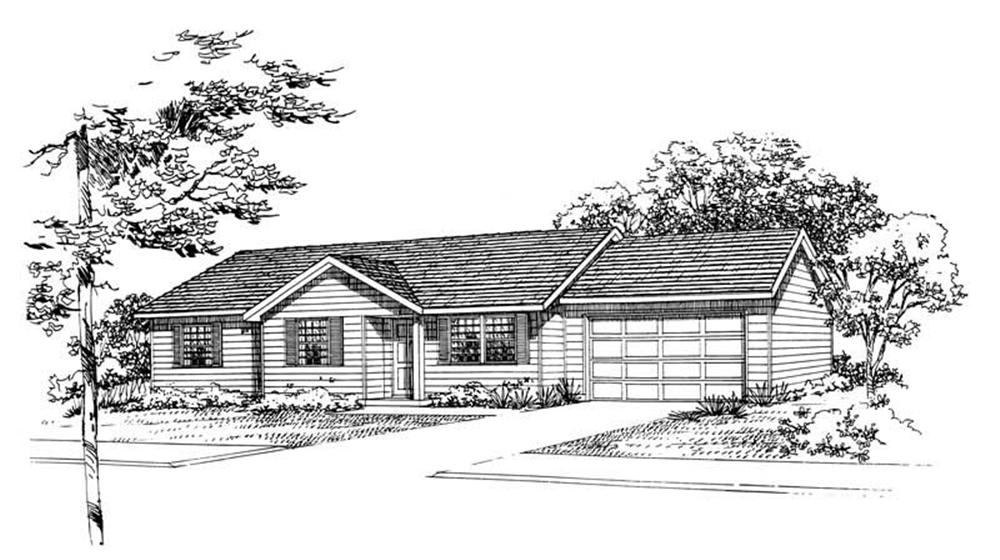 Main image for house plan # 18009