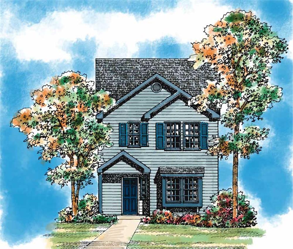 Main image for house plan # 18002