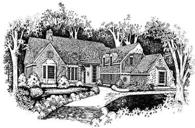 3-Bedroom, 4408 Sq Ft Country House Plan - 137-1027 - Front Exterior