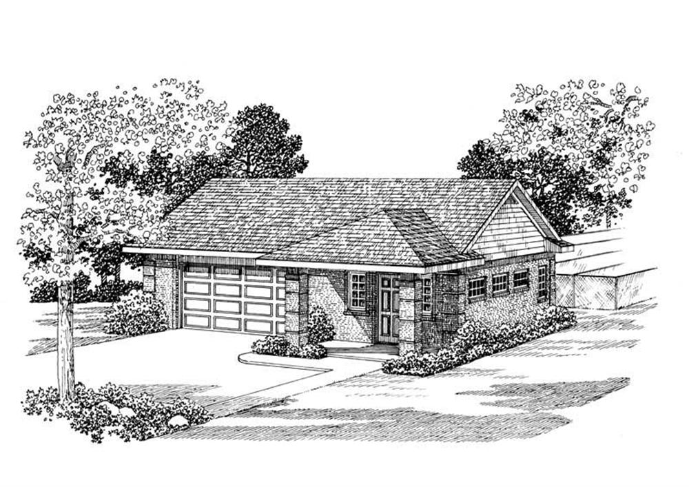 Main image for house plan # 18827