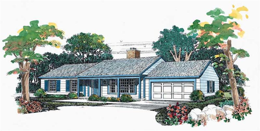 Main image for house plan # 17250