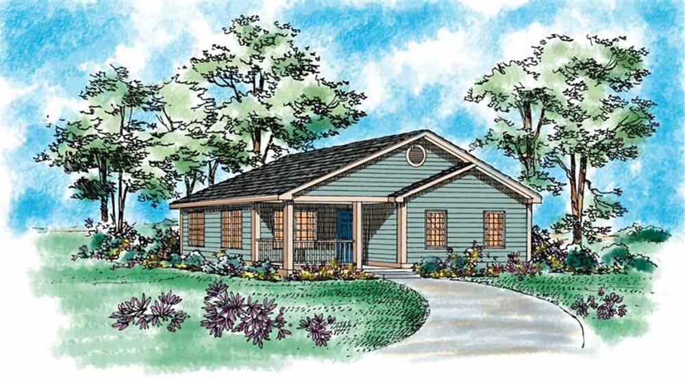 Main image for house plan # 18014