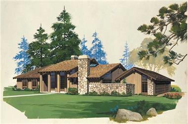 4-Bedroom, 3440 Sq Ft Contemporary Home Plan - 137-1283 - Main Exterior
