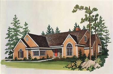 4-Bedroom, 3024 Sq Ft Country Home Plan - 137-1335 - Main Exterior