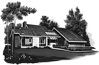 4-Bedroom, 4608 Sq Ft Contemporary House Plan - 137-1343 - Front Exterior