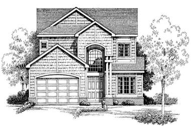 4-Bedroom, 2745 Sq Ft Traditional Home Plan - 137-1432 - Main Exterior