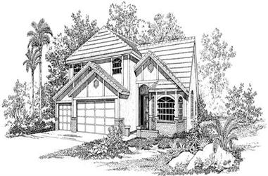 4-Bedroom, 2275 Sq Ft Contemporary Home Plan - 137-1493 - Main Exterior