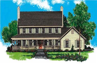 3-Bedroom, 2522 Sq Ft Contemporary Home Plan - 137-1510 - Main Exterior