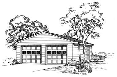 0-Bedroom, 50 Sq Ft Colonial Home Plan - 137-1517 - Main Exterior