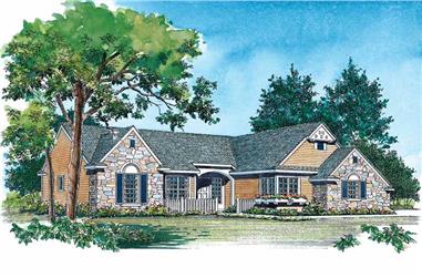 2-Bedroom, 1842 Sq Ft European Home Plan - 137-1604 - Main Exterior