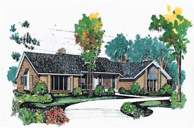 4-Bedroom, 3548 Sq Ft Contemporary House Plan - 137-1635 - Front Exterior
