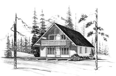 3-Bedroom, 1348 Sq Ft Contemporary Home Plan - 137-1707 - Main Exterior