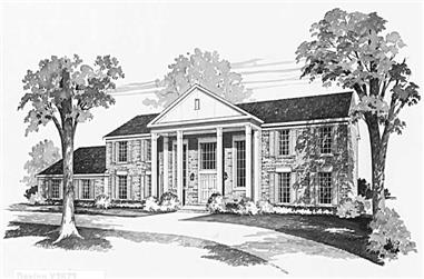4-Bedroom, 3556 Sq Ft Historic House Plan - 137-1740 - Front Exterior