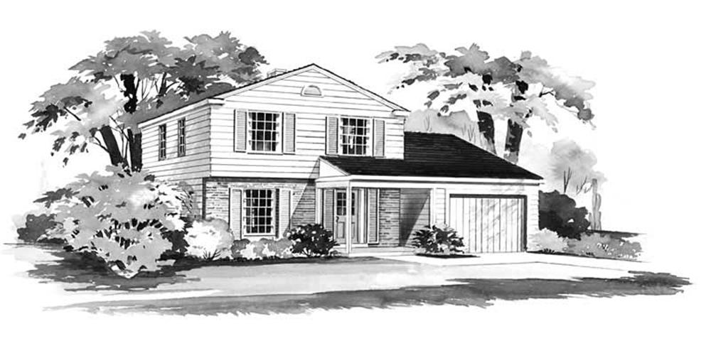 Main image for house plan # 17257