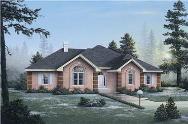 4-Bedroom, 1882 Sq Ft Ranch House Plan - 138-1048 - Front Exterior