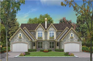 6-Bedroom, 3258 Sq Ft Multi-Unit House Plan - 138-1125 - Front Exterior