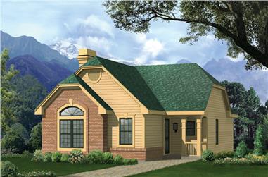 2-Bedroom, 1469 Sq Ft Cottage Home - Plan #138-1134 - Main Exterior