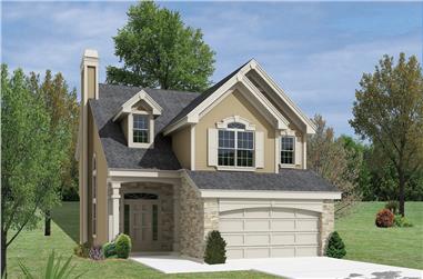 3-Bedroom, 2158 Sq Ft Country House Plan - 138-1158 - Front Exterior