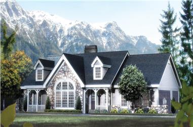 2-Bedroom, 1568 Sq Ft Traditional Home Plan - 138-1168 - Main Exterior
