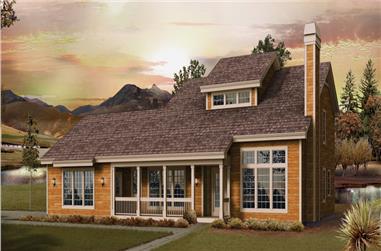 4-Bedroom, 2873 Sq Ft Country House Plan - 138-1240 - Front Exterior