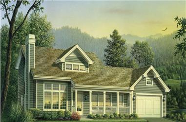 4-Bedroom, 2365 Sq Ft Country Home Plan - 138-1241 - Main Exterior