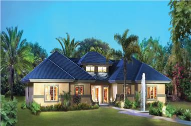 4-Bedroom, 2602 Sq Ft Multi-Unit House Plan - 138-1260 - Front Exterior
