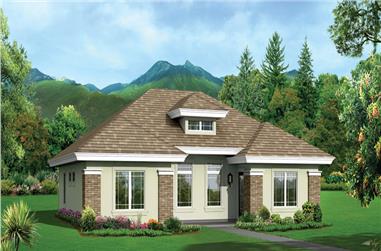 2-Bedroom, 2040 Sq Ft Multi-Unit House Plan - 138-1279 - Front Exterior