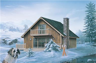 4-Bedroom, 1275 Sq Ft Vacation Homes Home Plan - 138-1325 - Main Exterior