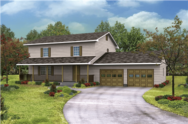 Country Home Plan - 3 Bedrms, 2.5 Baths - 1664 Sq Ft - #138-1453