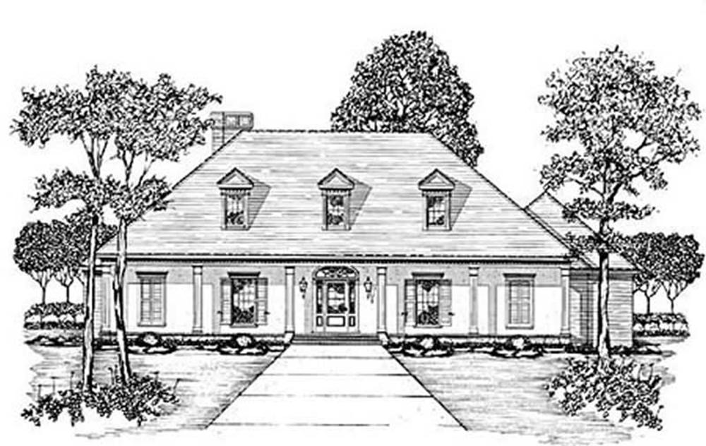 Country home (ThePlanCollection: Plan #139-1082)