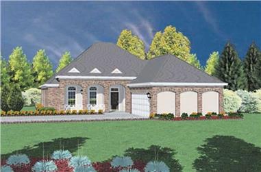 4-Bedroom, 2016 Sq Ft Contemporary Home Plan - 139-1097 - Main Exterior
