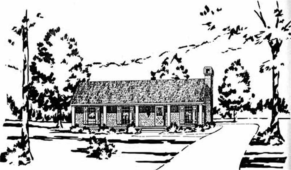 Main image for house plan # 8017