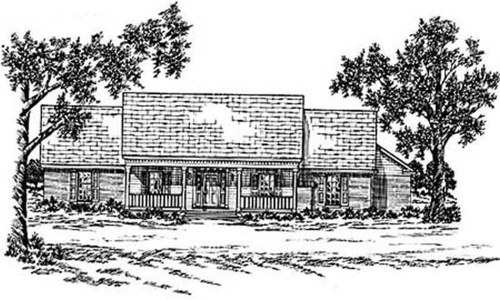 Main image for house plan # 8008