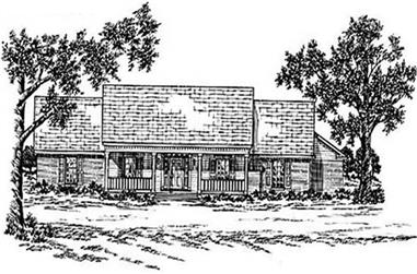 3-Bedroom, 2010 Sq Ft Country Home Plan - 139-1105 - Main Exterior