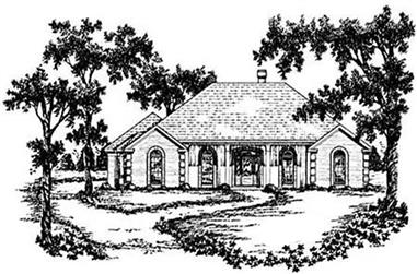 3-Bedroom, 2374 Sq Ft Colonial House Plan - 139-1108 - Front Exterior