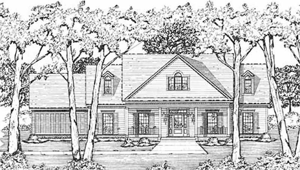 Country home (ThePlanCollection: Plan #139-1112)