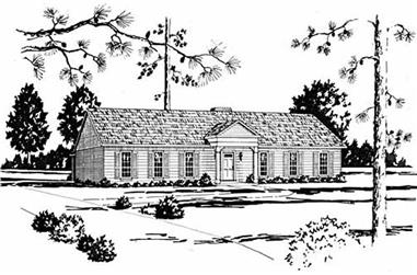 4-Bedroom, 2295 Sq Ft Ranch House Plan - 139-1118 - Front Exterior