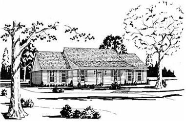4-Bedroom, 2231 Sq Ft Ranch House Plan - 139-1119 - Front Exterior