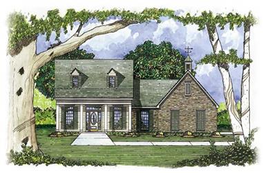3-Bedroom, 1653 Sq Ft House Plan - 139-1120 - Front Exterior