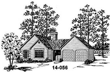 3-Bedroom, 1468 Sq Ft Country House Plan - 139-1128 - Front Exterior