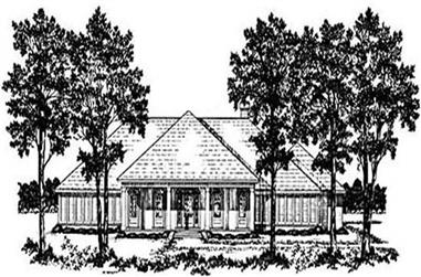 4-Bedroom, 2352 Sq Ft Colonial House Plan - 139-1154 - Front Exterior